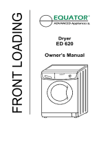 Equator ED 620 User manual
