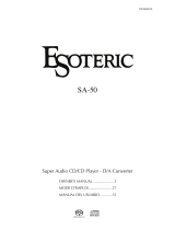 Esoteric SA-50 User manual