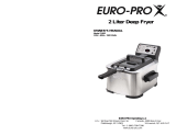 Euro-Pro Fryer F1052 User manual