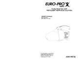 Euro-Pro TAPCLEAN HEPA EP035H3 User manual