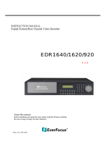 EverFocus EDR1620 User manual