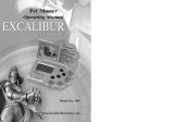 Excalibur electronicPet Master 464