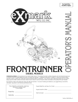 Exmark Frontrunner User manual