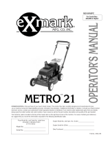 Exmark M216KASPC User manual