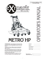 Exmark Metro HP MHP4816BV User manual