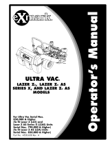 Exmark Ultra Vac 000 & higher User manual