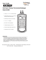 Extech Instruments 421509 User manual