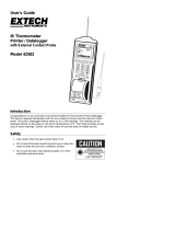 Extech Instruments 42582 User manual