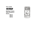 Extech Instruments Multiview Series Digital Multimeters MV110 User manual