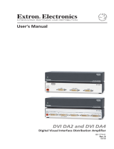Extron electronic DVI DA4 User manual