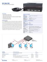Extron electronics D/2 DA4 DVI User manual