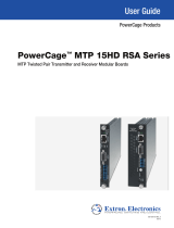 Extron PowerCage MTP R 15HD RSA SEQ User manual