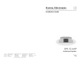Extron electronic Extron Electronics Speaker SPA 12 AAP User manual