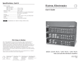 Extron electronic MDA 3AV RCA User manual