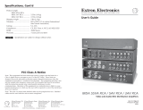 Extron 3AV User manual