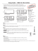 Extron electronics MDA 5A RCA User manual