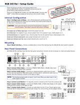 Extron electronic RGB 203 Rxi VTG User manual