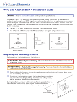 Extron WPC 210 A EU User manual