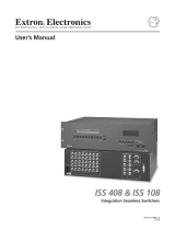 Extron Extron Electronics Switch ISS 108 User manual