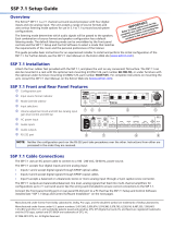 Extron electronics Extron Electronics Switch SSP 7.1 User manual