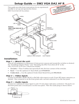 Extron electronic SW2 User manual
