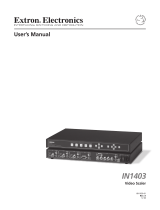 Extron electronic IN1403 User manual