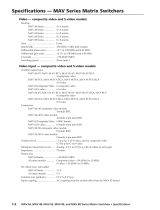 Extron electronic MAV 48 Series User manual