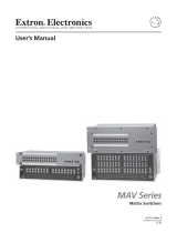 Extron electronic MAV Series User manual