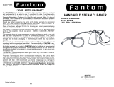 Fantom Vacuum FANTOM STEAM CLEANER FC905 User manual