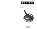 Fantom PATIO SCRUBBER PS46H User manual