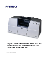 FARGO electronic CardJet 410 User manual