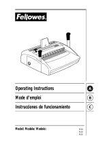 Fellowes PB 500 User manual