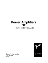 Fender SPL User manual