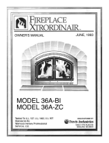 FireplaceXtrordinair 36A-BI User manual