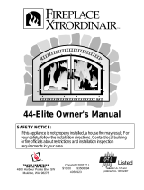 FireplaceXtrordinair 44-Elite User manual