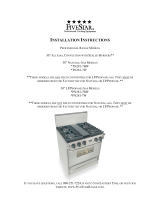 Five Star Ranges PN281-7W User manual