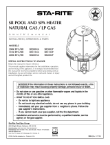 STA-RITE Max-E-Therm SR333NA User manual