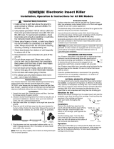 Flowtron Outdoor Products BK 40D User manual