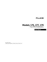 Fluke 175 User manual