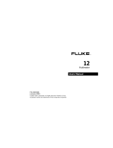 Fluke Weather Radio PN 2063508 User manual