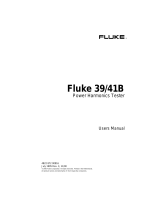 Fluke 39 User manual