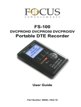 FOCUS Enhancements DVCPROHD User manual