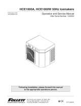 Follett HCE1000A User manual