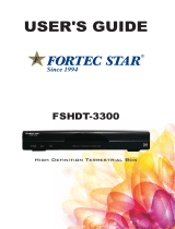 Fortec Star FSHDT-3300 User manual
