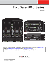 Fortinet FortiGate FortiGate-5001 User manual