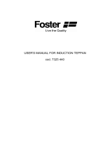 Foster 7325 440 User manual
