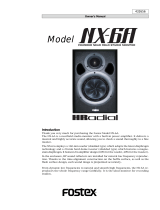 Fostex NX-6A User manual