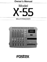 Fostex X-55 User manual