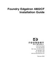 Foundry Networks EdgeIron 4802CF User manual