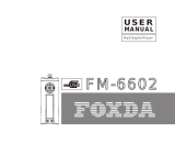 Foxda Tech FM-6602 User manual